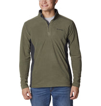 Load image into Gallery viewer, Columbia Men&#39;s Klamath Range II Half Zip Fleece Top (Stone Green/Shark)
