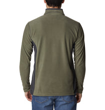 Load image into Gallery viewer, Columbia Men&#39;s Klamath Range II Half Zip Fleece Top (Stone Green/Shark)
