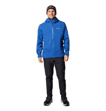 Load image into Gallery viewer, Columbia Men&#39;s Ampli-Dry II Waterproof Shell Jacket (Mountain Blue)
