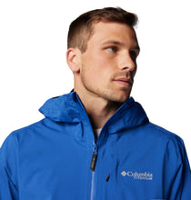 Load image into Gallery viewer, Columbia Men&#39;s Ampli-Dry II Waterproof Shell Jacket (Mountain Blue)
