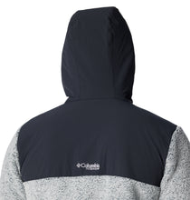 Load image into Gallery viewer, Columbia Men&#39;s Arctic Crest Technical Hooded Full Zip Fleece (White/Black)
