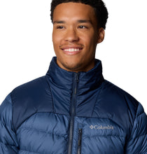 Load image into Gallery viewer, Columbia Men&#39;s Autumn Park II Insulated Down Jacket (Dark Mountain/Collegiate Navy)
