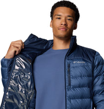 Load image into Gallery viewer, Columbia Men&#39;s Autumn Park II Insulated Down Jacket (Dark Mountain/Collegiate Navy)
