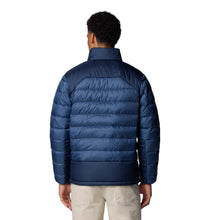 Load image into Gallery viewer, Columbia Men&#39;s Autumn Park II Insulated Down Jacket (Dark Mountain/Collegiate Navy)
