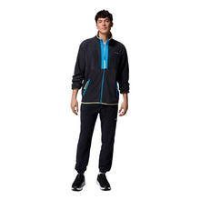 Load image into Gallery viewer, Columbia Men&#39;s Backbowl II Full Zip Fleece (Black/Compass Blue)
