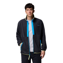 Load image into Gallery viewer, Columbia Men&#39;s Backbowl II Full Zip Fleece (Black/Compass Blue)
