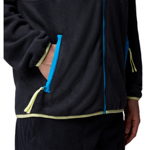 Load image into Gallery viewer, Columbia Men&#39;s Backbowl II Full Zip Fleece (Black/Compass Blue)
