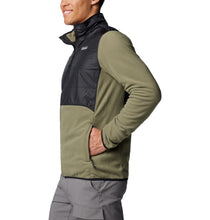 Load image into Gallery viewer, Columbia Men&#39;s Basin Butte II Full Zip Fleece (Stone Green/Black)
