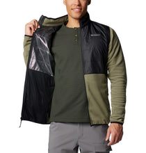 Load image into Gallery viewer, Columbia Men&#39;s Basin Butte II Full Zip Fleece (Stone Green/Black)
