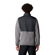 Load image into Gallery viewer, Columbia Men&#39;s Basin Butte II Hybrid Full Zip Fleece (City Grey/Black)
