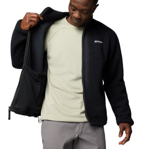 Columbia Men's Black Mesa Boucle Full Zip Fleece (Black)