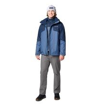 Load image into Gallery viewer, Columbia Men&#39;s Bugaboo III 3-IN-1 Interchange Waterproof Insulated Jacket (Dark Mountain/Collegiate Navy)
