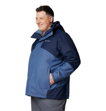 Load image into Gallery viewer, Columbia Men&#39;s Bugaboo III 3-IN-1 Interchange Waterproof Insulated Jacket (Dark Mountain/Collegiate Navy)
