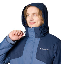 Load image into Gallery viewer, Columbia Men&#39;s Bugaboo III 3-IN-1 Interchange Waterproof Insulated Jacket (Dark Mountain/Collegiate Navy)
