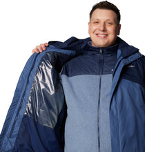 Load image into Gallery viewer, Columbia Men&#39;s Bugaboo III 3-IN-1 Interchange Waterproof Insulated Jacket (Dark Mountain/Collegiate Navy)
