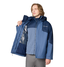 Load image into Gallery viewer, Columbia Men&#39;s Bugaboo III 3-IN-1 Interchange Waterproof Insulated Jacket (Dark Mountain/Collegiate Navy)
