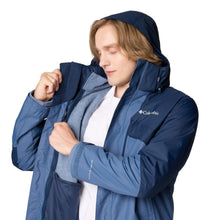 Load image into Gallery viewer, Columbia Men&#39;s Bugaboo III 3-IN-1 Interchange Waterproof Insulated Jacket (Dark Mountain/Collegiate Navy)
