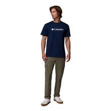 Load image into Gallery viewer, Columbia Men&#39;s CSC Basic Logo Short Sleeve Tee (Collegiate Navy/White)
