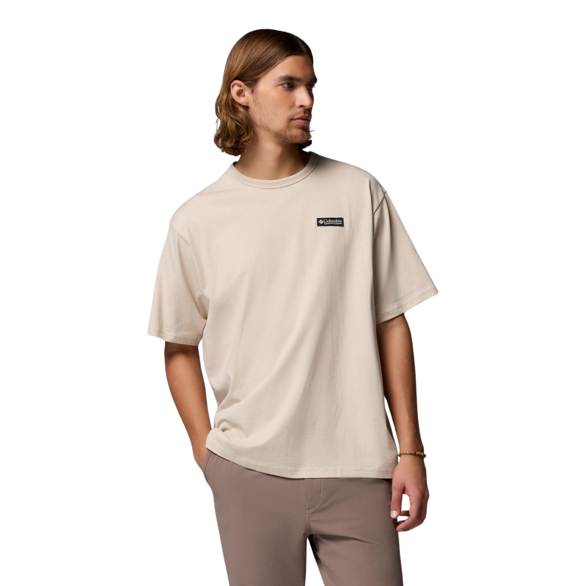 Columbia Men's CSC Heavyweight Iconic Short Sleeve Tee (Dark Stone/CSC Box Logo)