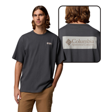 Load image into Gallery viewer, Columbia Men's CSC Heavyweight Iconic Short Sleeve Tee (Shark/CSC Box Logo)

