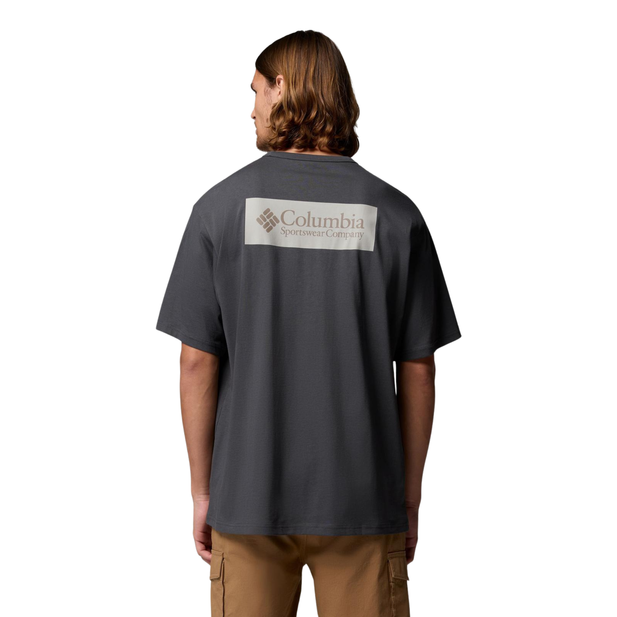 Columbia Men's CSC Heavyweight Iconic Short Sleeve Tee (Shark/CSC Box Logo)
