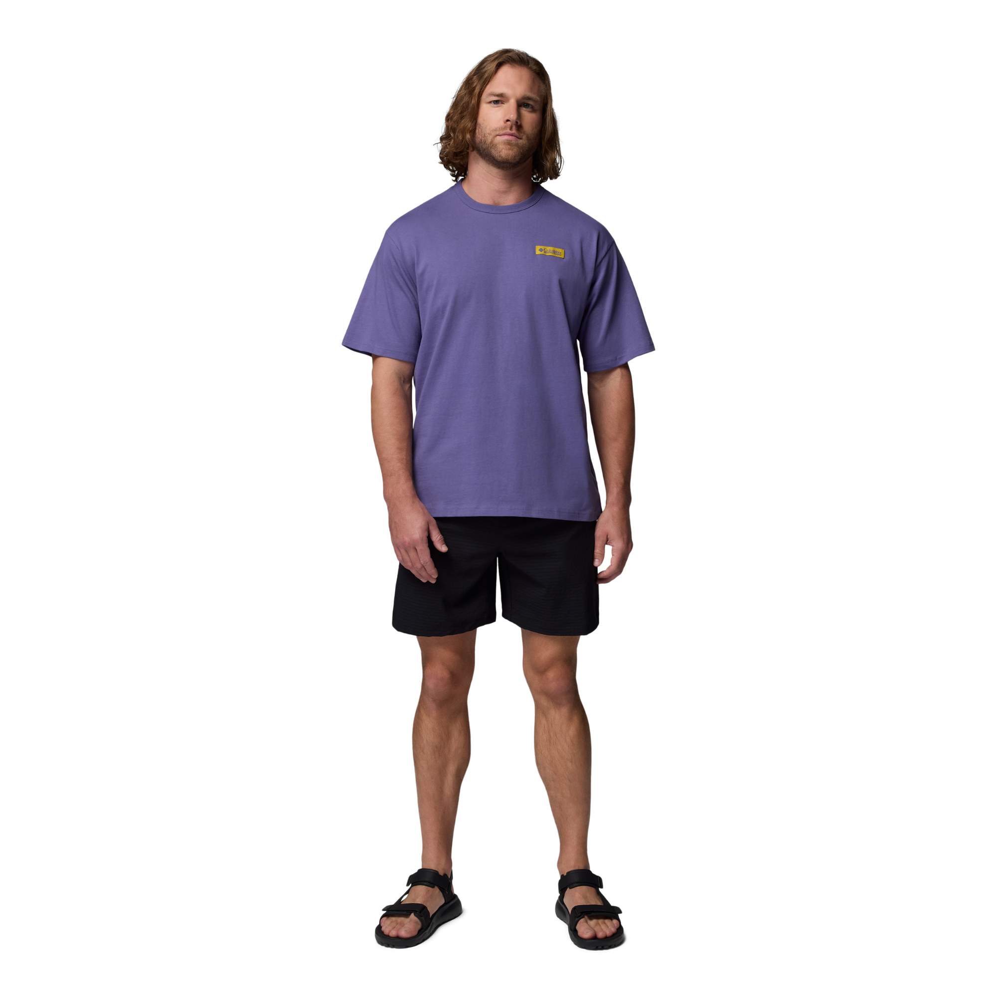 Columbia Men's CSC Heavyweight Iconic Short Sleeve Tee (Stormwatch/CSC Box Logo)