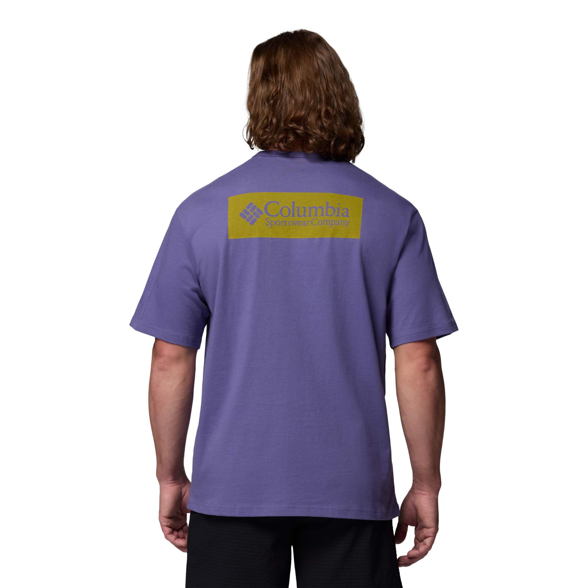 Columbia Men's CSC Heavyweight Iconic Short Sleeve Tee (Stormwatch/CSC Box Logo)