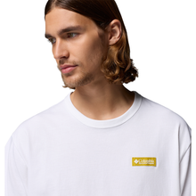 Load image into Gallery viewer, Columbia Men's CSC Heavyweight Iconic Short Sleeve Tee (White/Repeated Peaks)
