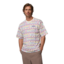 Load image into Gallery viewer, Columbia Men's CSC Heavyweight Printed Short Sleeve Tee (Sea Salt/Horizons)

