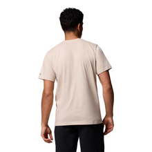 Load image into Gallery viewer, Columbia Men&#39;s CSC Seasonal Logo Organic Cotton Short Sleeve Tee (Dark Stone/Waterscape)
