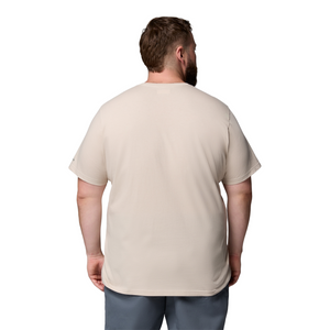 Columbia Men's CSC Seasonal Logo Organic Cotton Short Sleeve Tee (Dark Stone/Waterscape)
