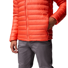 Load image into Gallery viewer, Columbia Men&#39;s Corelite Hooded Down Insulated Jacket (Zing)
