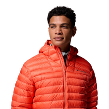 Load image into Gallery viewer, Columbia Men&#39;s Corelite Hooded Down Insulated Jacket (Zing)
