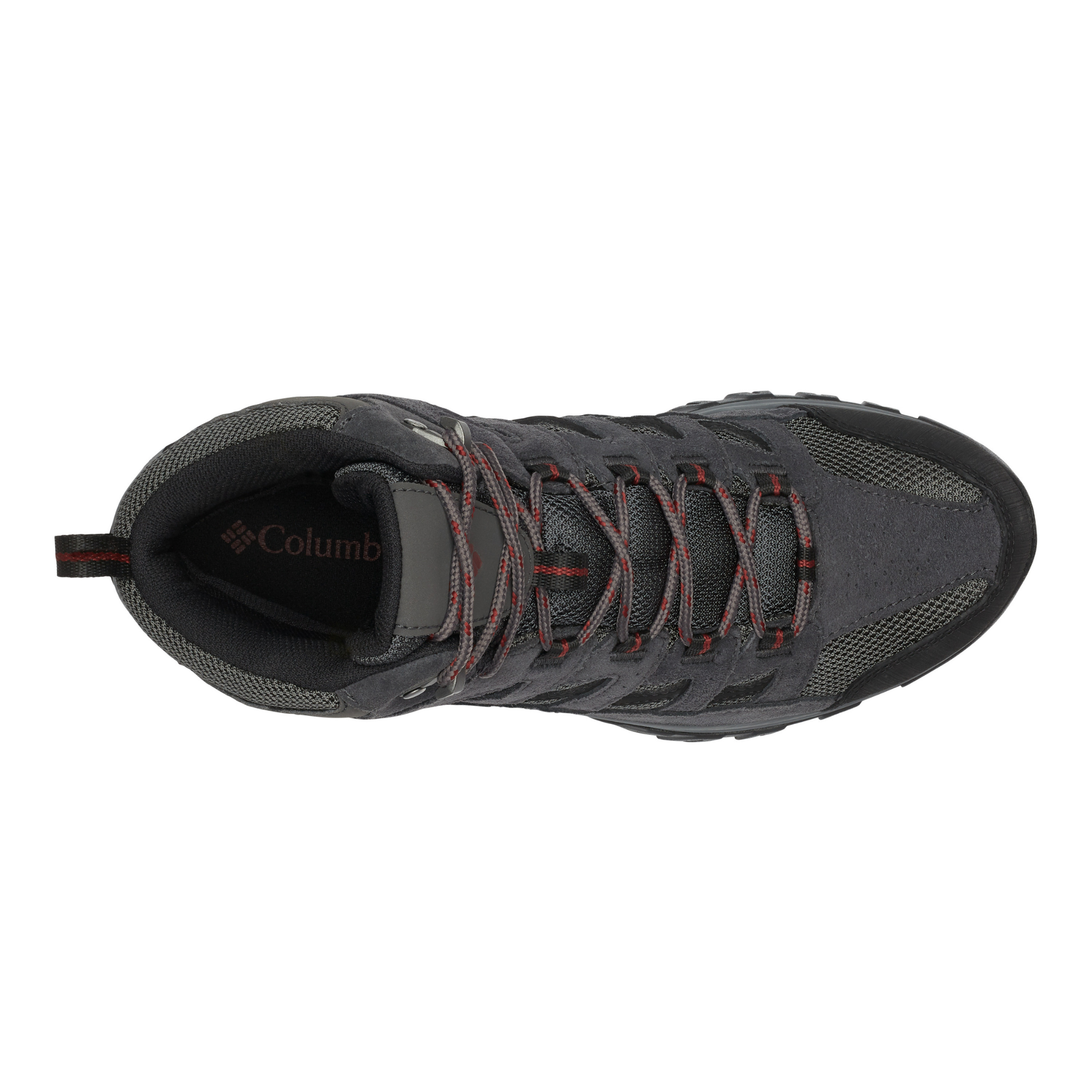 Columbia Men's Crestwood Waterproof Mid Trail Boots (Dark Grey/Deep Rust)