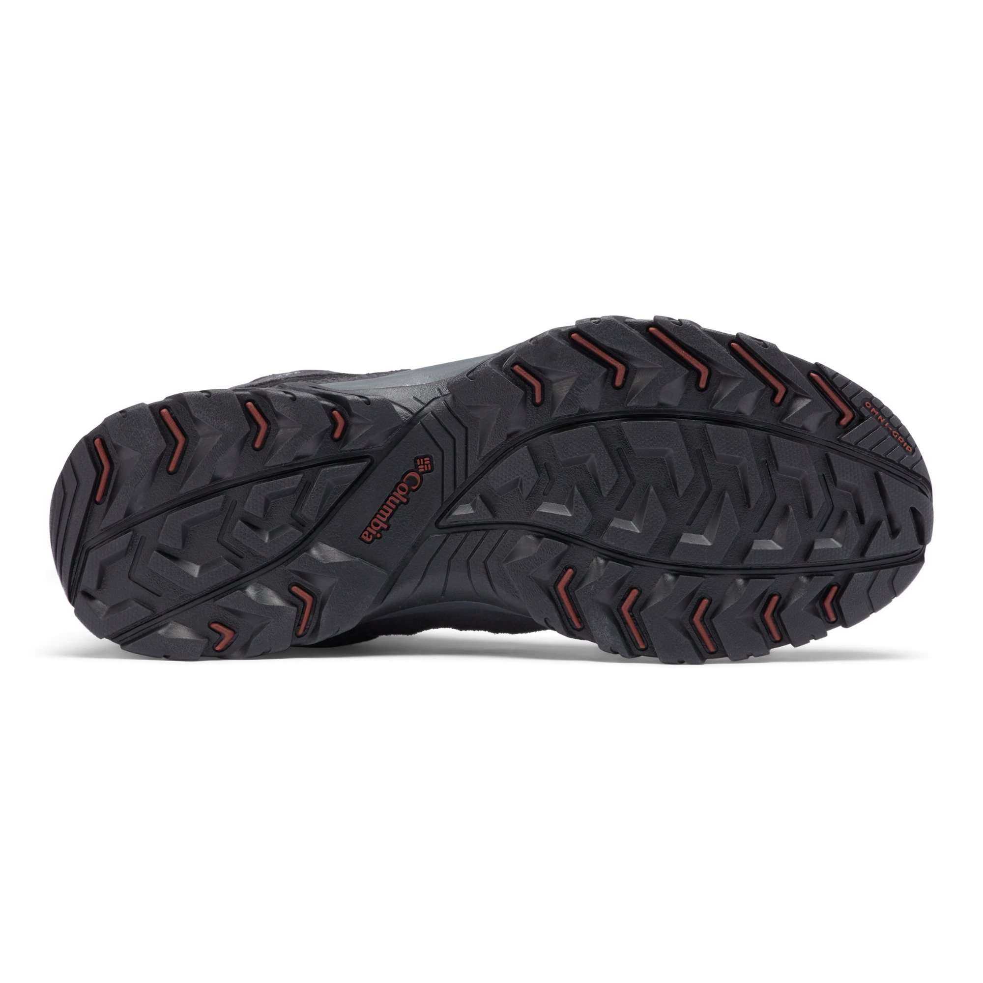 Columbia Men's Crestwood Waterproof Mid Trail Boots (Dark Grey/Deep Rust)