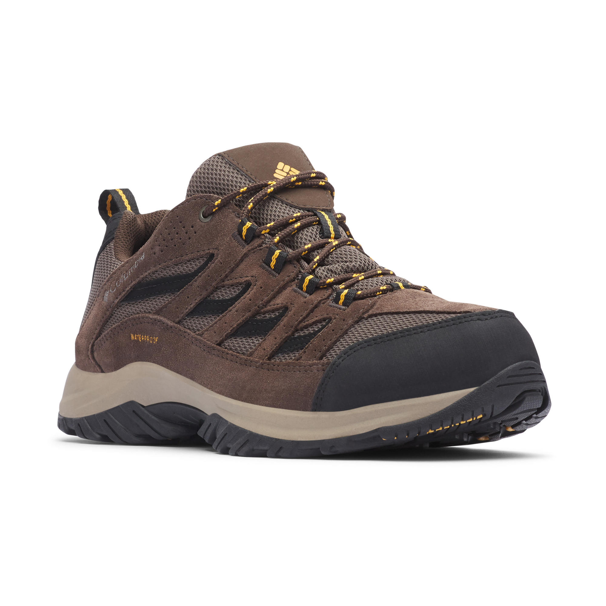 Columbia Men's Crestwood Waterproof Trail Shoes (Mud/Squash)