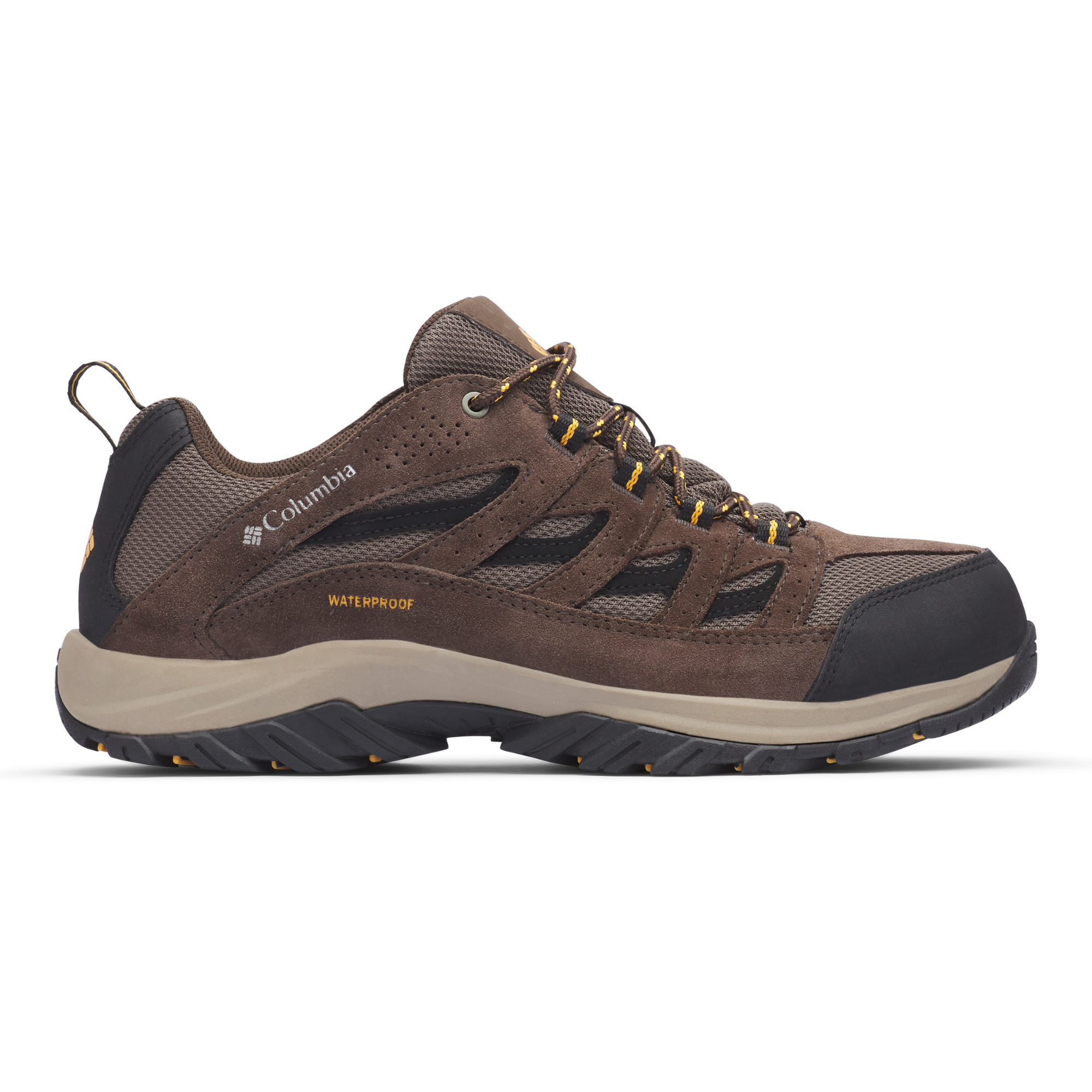 Columbia Men's Crestwood Waterproof Trail Shoes (Mud/Squash)