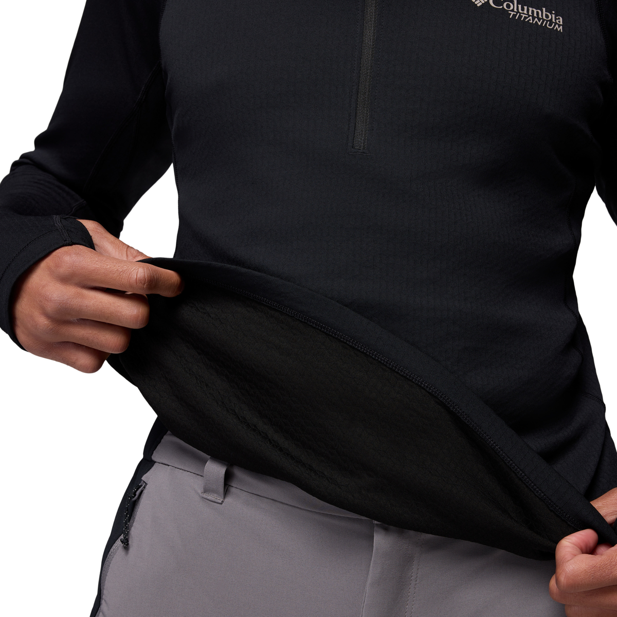 Columbia Men's DriVenture Half Zip Fleece Top (Black)