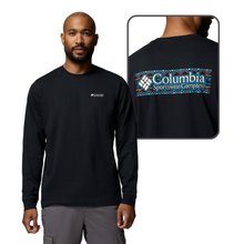 Load image into Gallery viewer, Columbia Men&#39;s Explorers Canyon Long Sleeve T-Shirt (Black/Branded Blanket)
