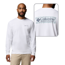 Load image into Gallery viewer, Columbia Men&#39;s Explorers Canyon Long Sleeve T-Shirt (White/Branded Blanket)
