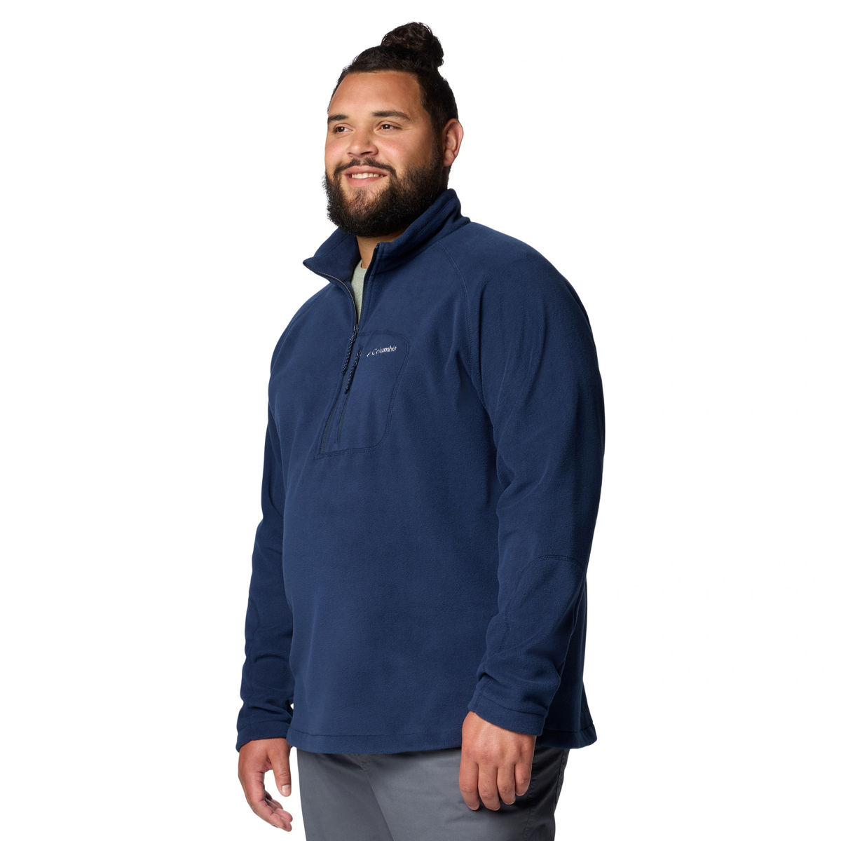 Columbia Men's Fast Trek III Half Zip Fleece Top (Collegiate Navy)