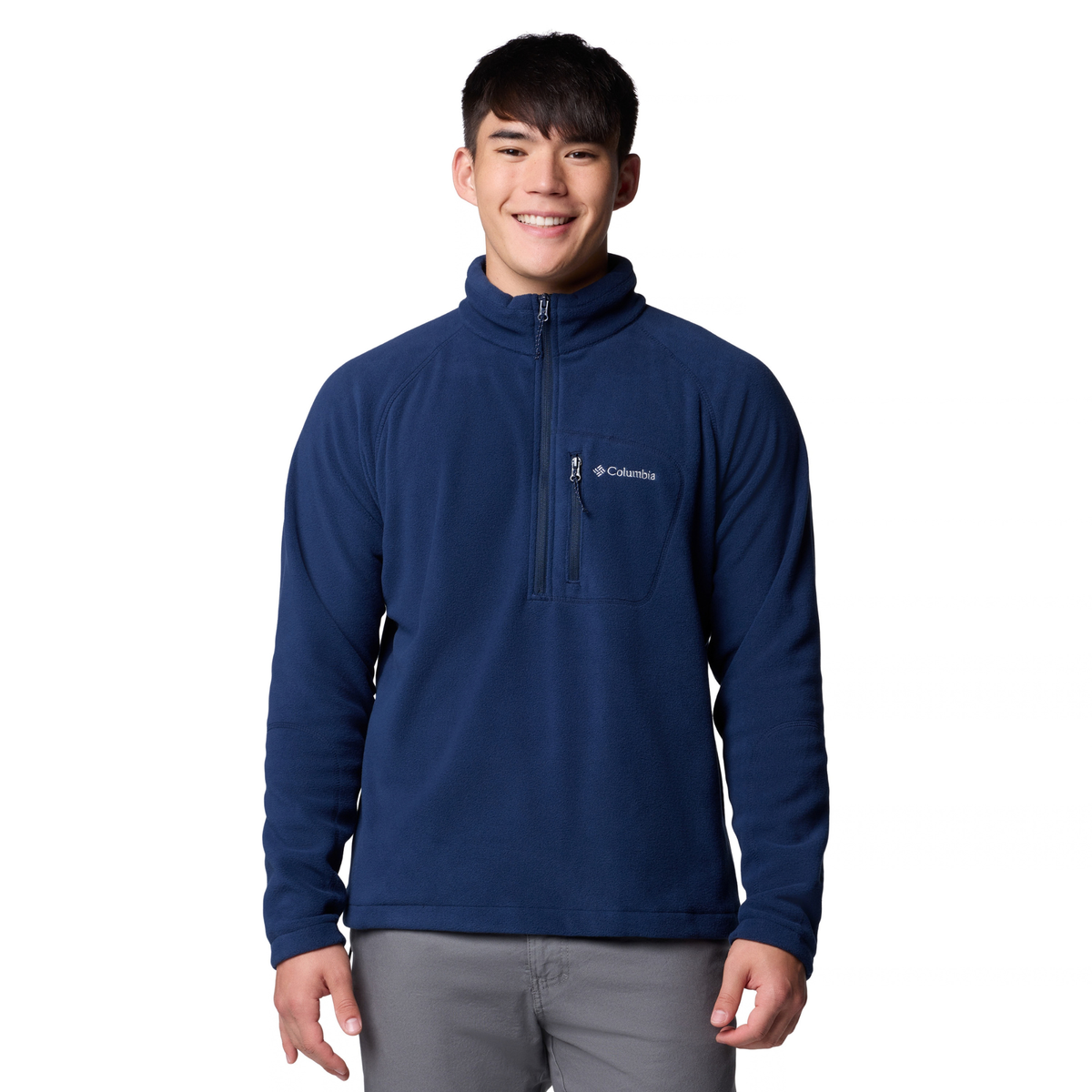 Columbia Men's Fast Trek III Half Zip Fleece Top (Collegiate Navy)