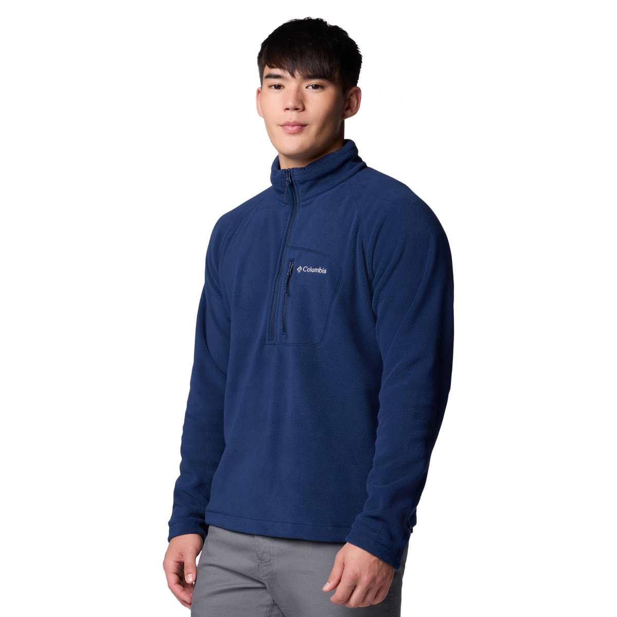 Columbia Men's Fast Trek III Half Zip Fleece Top (Collegiate Navy)