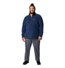 Load image into Gallery viewer, Columbia Men&#39;s Fast Trek III Half Zip Fleece Top (Collegiate Navy)
