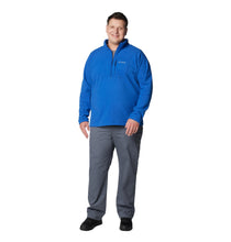 Load image into Gallery viewer, Columbia Men&#39;s Fast Trek III Half Zip Fleece Top (Mountain Blue)
