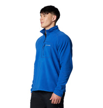 Load image into Gallery viewer, Columbia Men&#39;s Fast Trek III Half Zip Fleece Top (Mountain Blue)
