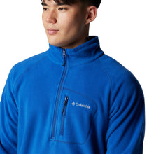 Load image into Gallery viewer, Columbia Men&#39;s Fast Trek III Half Zip Fleece Top (Mountain Blue)
