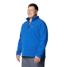 Load image into Gallery viewer, Columbia Men&#39;s Fast Trek III Half Zip Fleece Top (Mountain Blue)
