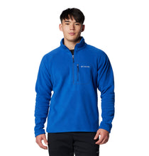 Load image into Gallery viewer, Columbia Men&#39;s Fast Trek III Half Zip Fleece Top (Mountain Blue)
