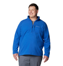 Load image into Gallery viewer, Columbia Men&#39;s Fast Trek III Half Zip Fleece Top (Mountain Blue)
